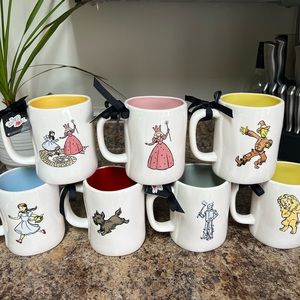 Rae Dunn The Wizard of Oz Mug Set of 8